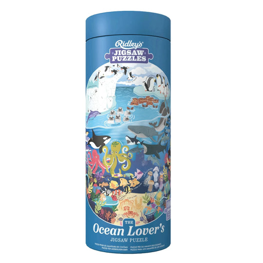 The Ocean Lover's 1000 Piece Round Jigsaw Puzzle Ridley - for just $19.99! 