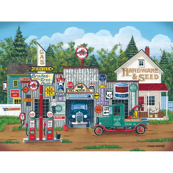 The Ol' Roadside Garage 275 Large Piece Jigsaw Puzzle Cobble Hill - for just $17.99! 