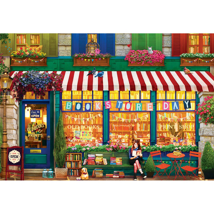 The Old Bookstore 2000 Piece Jigsaw Puzzle Eurographics - for just $29.99! 