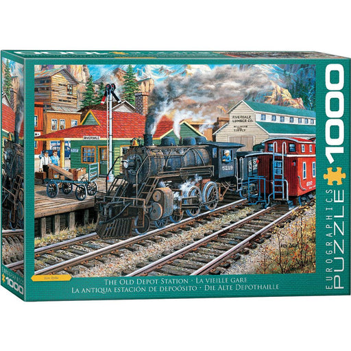 The Old Depot Station 1000 Piece Jigsaw Puzzle Eurographics - for just $19.99! 