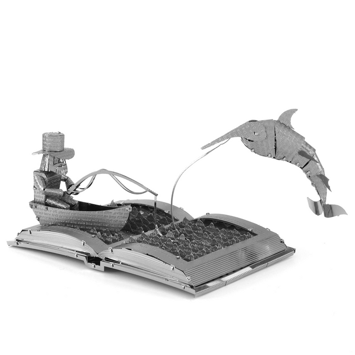 The Old Man & the Sea Book Sculpture 3D Steel Model Kit Metal Earth - for just $11.99! 