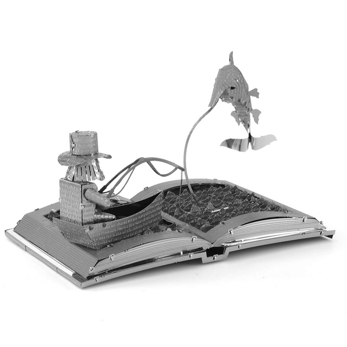The Old Man & the Sea Book Sculpture 3D Steel Model Kit Metal Earth - for just $11.99! 