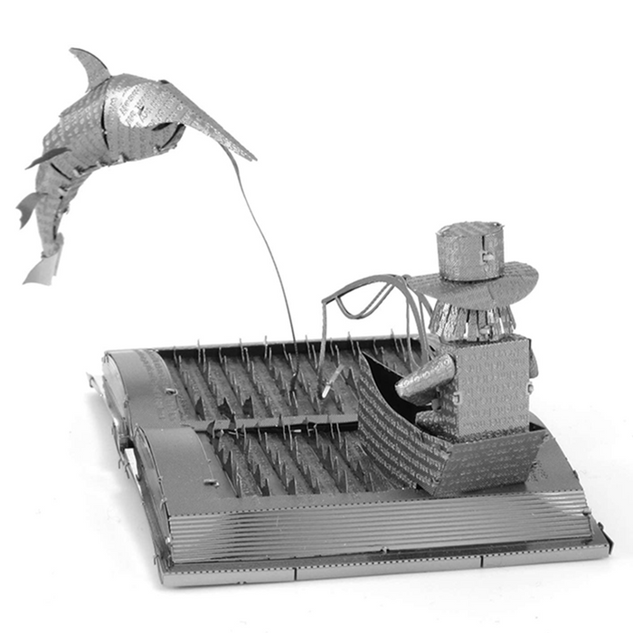 The Old Man & the Sea Book Sculpture 3D Steel Model Kit Metal Earth - for just $11.99! 