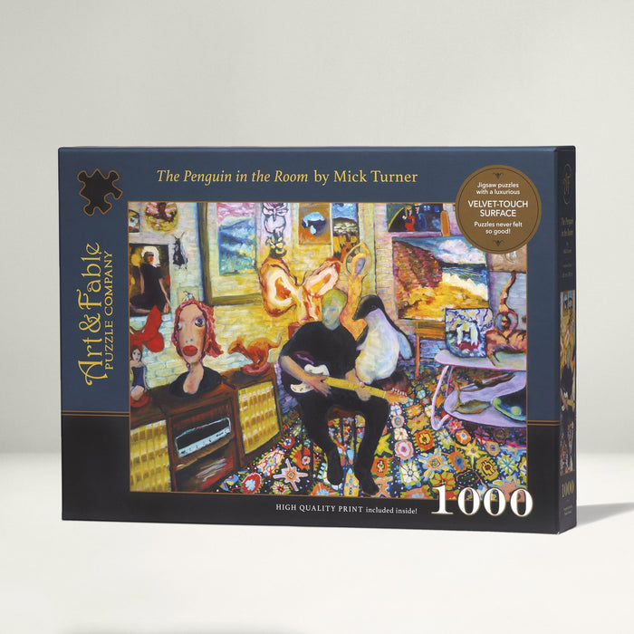 The Penguin in the Room 1000 Piece Premium Jigsaw Puzzle Art & Fable - for just $34.99! 