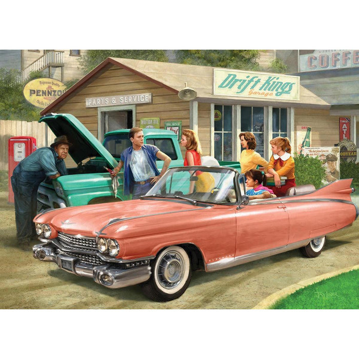 The Pink Caddy 1000 Piece Jigsaw Puzzle Eurographics - for just $21.99! 