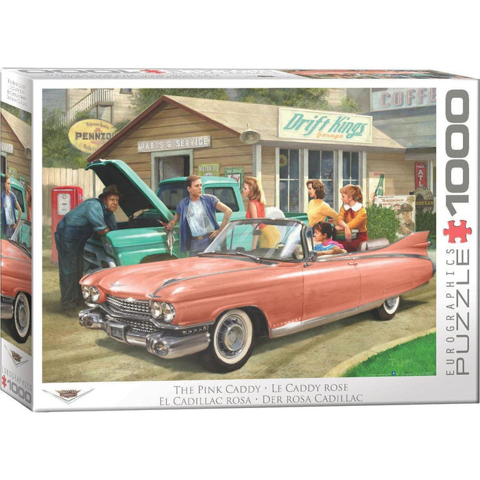 The Pink Caddy 1000 Piece Jigsaw Puzzle Eurographics - for just $21.99! 