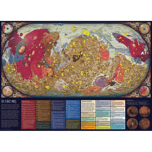 The Planet Mars 1000 Piece Jigsaw Puzzle Cobble Hill - for just $19.99! 