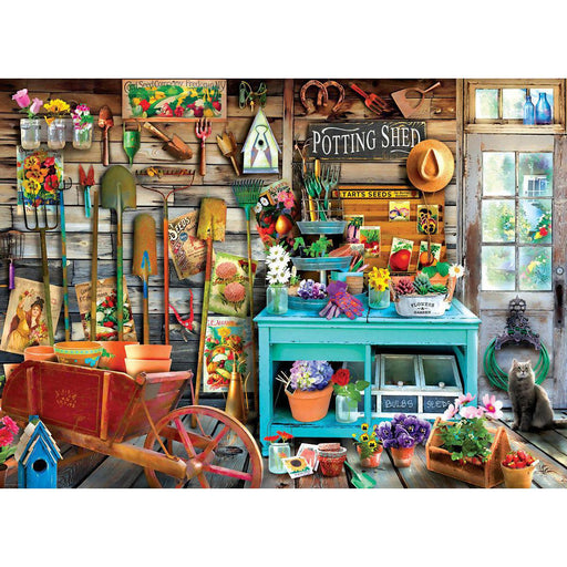The Potting Shed 1000 Piece Jigsaw Puzzle Eurographics - for just $19.99! 