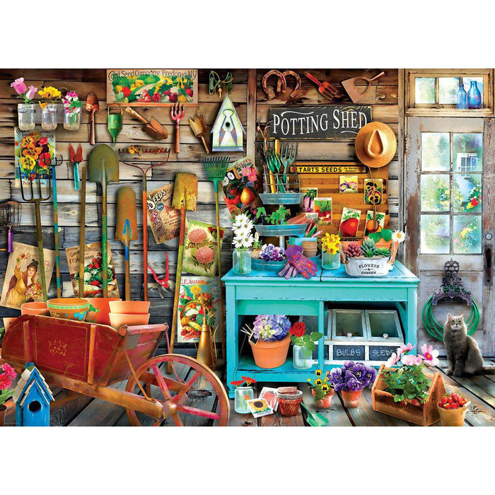The Potting Shed 1000 Piece Jigsaw Puzzle Eurographics - for just $19.99! 