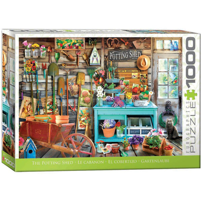 The Potting Shed 1000 Piece Jigsaw Puzzle Eurographics - for just $19.99! 