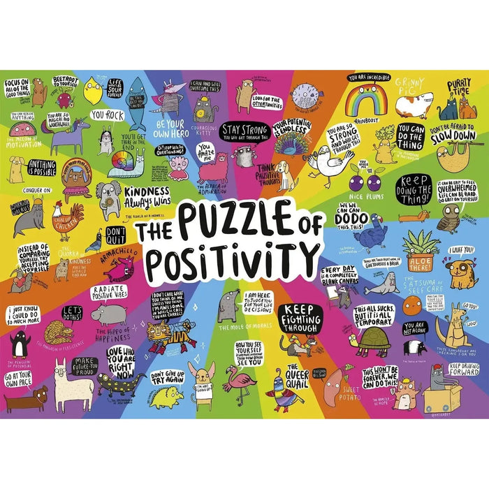The Puzzle of Positivity 1000 Piece Jigsaw Puzzle Gibsons - for just $24.99! 