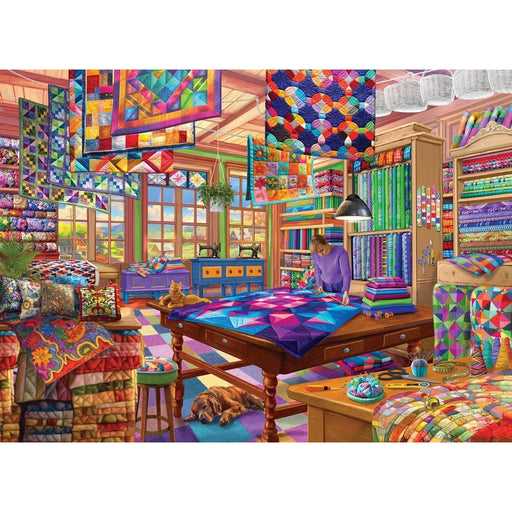 The Quilt Workshop 500 Piece Jigsaw Puzzle Eurographics - for just $17.99! 