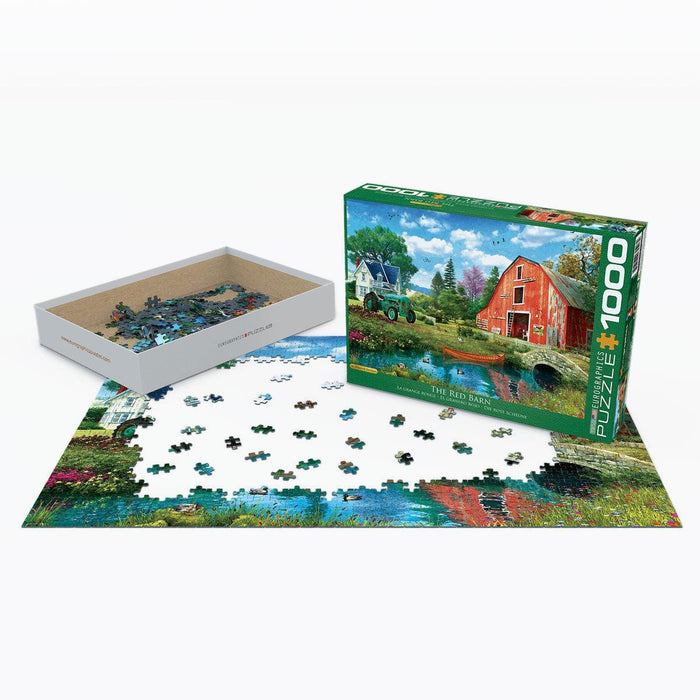 The Red Barn 1000 Piece Jigsaw Puzzle Eurographics - for just $21.99! 