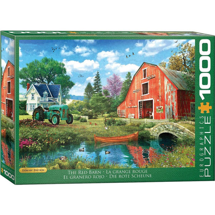The Red Barn 1000 Piece Jigsaw Puzzle Eurographics - for just $21.99! 