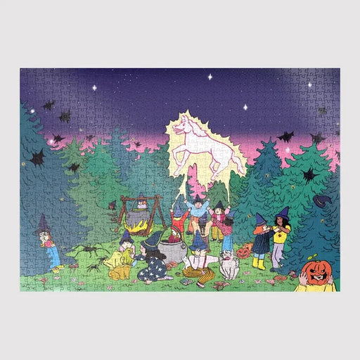 The Sabbath of the Child-Witches By Salomé Lahoce 1000 Piece Jigsaw Puzzle Sulo - for just $44.99! 