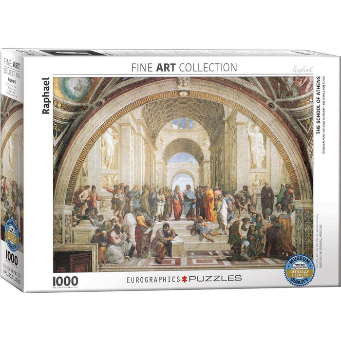 The School of Athens 1000 Piece Jigsaw Puzzle Eurographics - for just $21.99! 