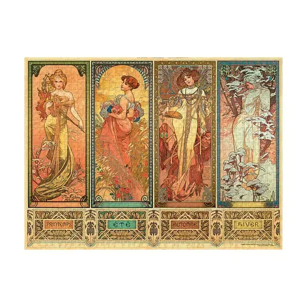 The Seasons (1900) by Mucha 1000 Piece Jigsaw Puzzle Paperblanks - for just $25.99! 