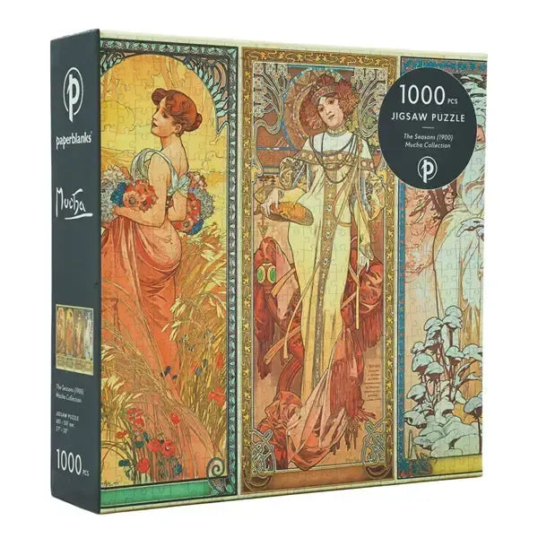 The Seasons (1900) by Mucha 1000 Piece Jigsaw Puzzle Paperblanks - for just $25.99! 