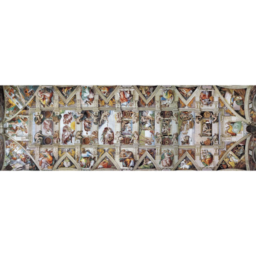 The Sistine Chapel Ceiling 1000 Piece Panoramic Jigsaw Puzzle Eurographics - for just $19.99! 