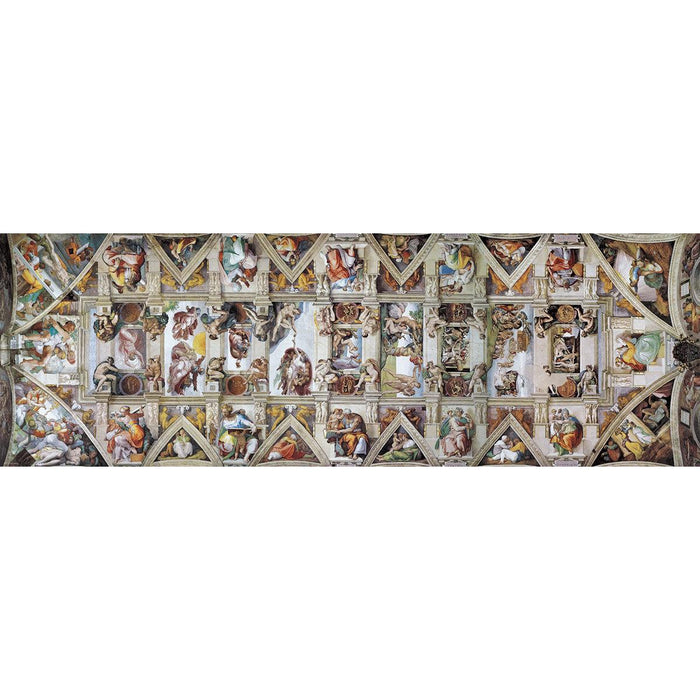 The Sistine Chapel Ceiling 1000 Piece Panoramic Jigsaw Puzzle Eurographics - for just $19.99! 
