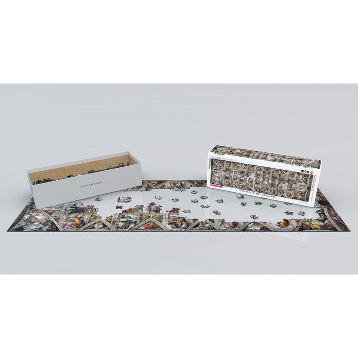 The Sistine Chapel Ceiling 1000 Piece Panoramic Jigsaw Puzzle Eurographics - for just $19.99! 