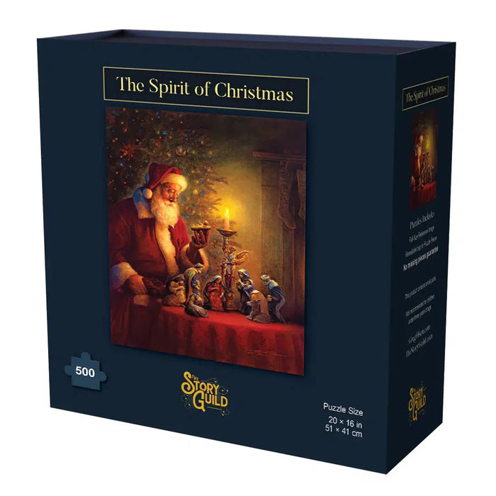 The Spirit of Christmas 500 Piece Jigsaw Puzzle Story Guild - for just $19.99! 