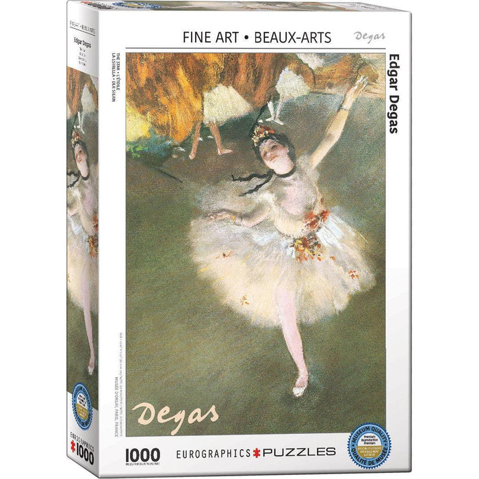 The Star by Edgar Degas 1000 Piece Jigsaw Puzzle Eurographics - for just $21.99! 