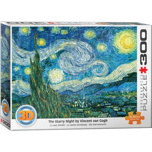 The Starry Night 300 Large Piece 3D Lenticular Jigsaw Puzzle Eurographics - for just $23.99! 