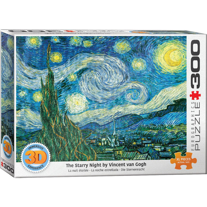The Starry Night 300 Large Piece 3D Lenticular Jigsaw Puzzle Eurographics - for just $23.99! 
