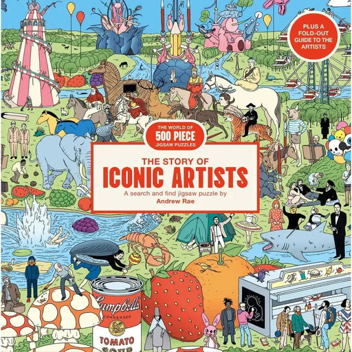 The Story of Iconic Artists 500 Piece Jigsaw Puzzle Laurence King - for just $19.99! 