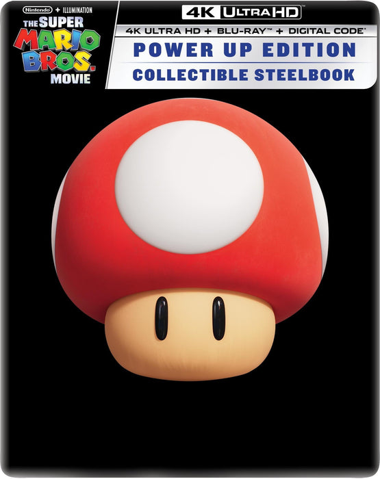 The Super Mario Bros - Limited Edition Steelbook (4K Ultra HD + Blu-ray + Digital) - for just $74.99! 