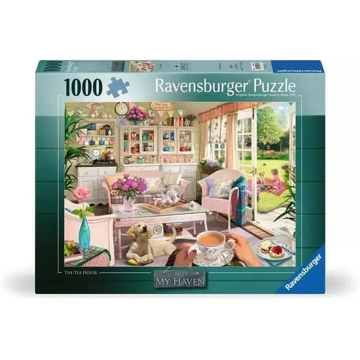 The Tea House "No. 9 My Haven" 1000 Piece Jigsaw Puzzle Ravensburger - for just $24.99! 