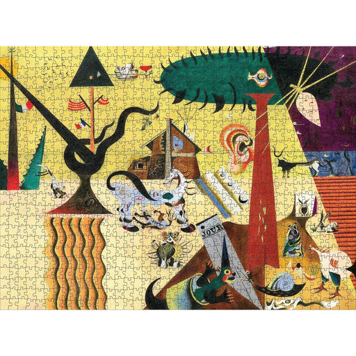 The Tilled Field by Joan Miró 1000 Piece Jigsaw Puzzle Pomegranate - for just $24.99! 