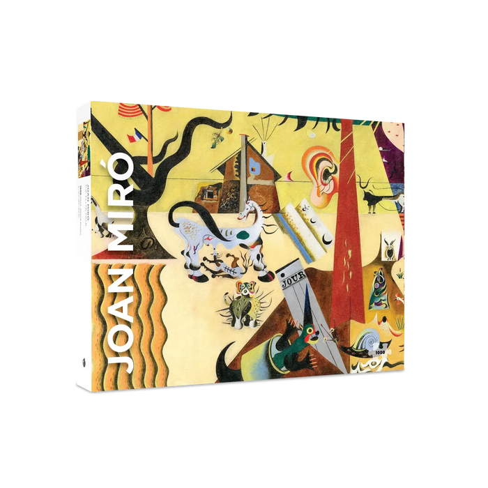 The Tilled Field by Joan Miró 1000 Piece Jigsaw Puzzle Pomegranate - for just $24.99! 