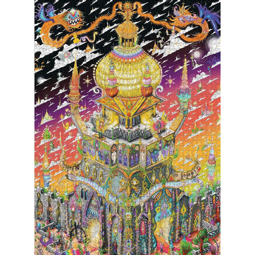 The Trippy Tower of Babel 2000 Piece Jigsaw Puzzle Pomegranate - for just $39.99! 