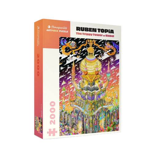 The Trippy Tower of Babel 2000 Piece Jigsaw Puzzle Pomegranate - for just $39.99! 