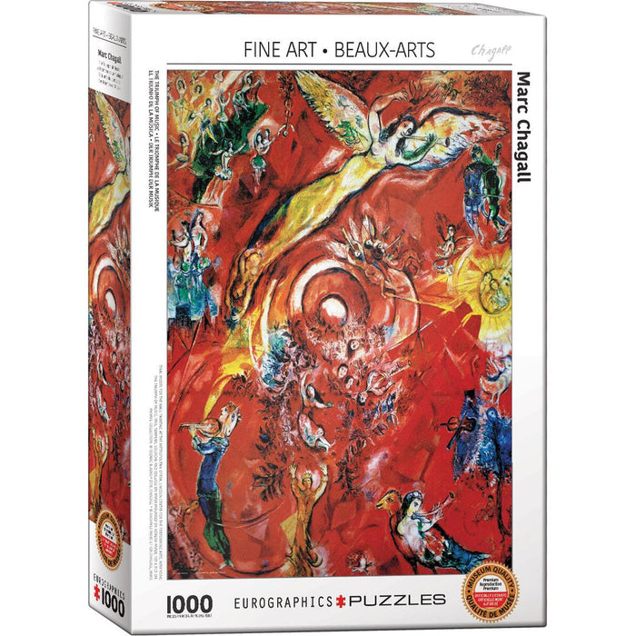 The Triumph of Music by Marc Chagall 1000 Piece Jigsaw Puzzle Eurographics - for just $21.99! 