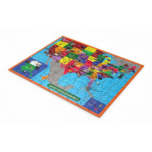 The United States of America 100 Piece Jigsaw Puzzle Purple Cow - for just $5.99! 
