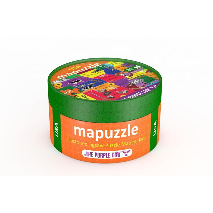 The United States of America 100 Piece Jigsaw Puzzle Purple Cow - for just $5.99! 
