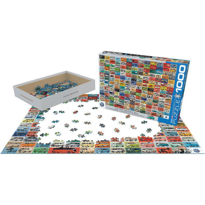 The VW Groovy Bus 1000 Piece Jigsaw Puzzle Eurographics - for just $19.99! 