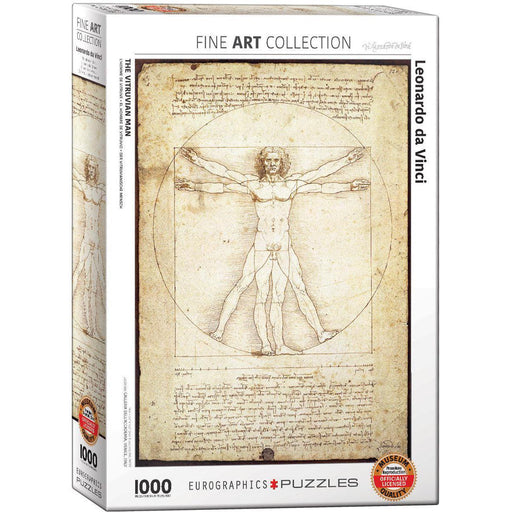 The Vitruvian Man 1000 Piece Jigsaw Puzzle Eurographics - for just $19.99! 