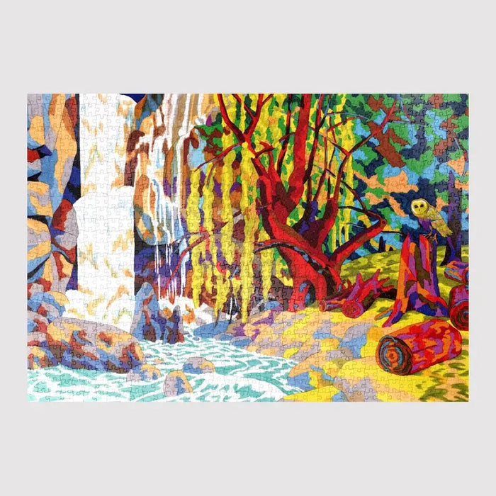 The Waterfall By Simon Roussin 1000 Piece LE Jigsaw Puzzle Sulo - for just $44.99! 