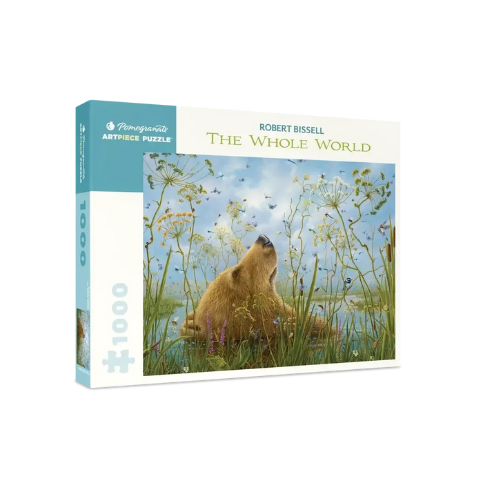 The Whole World by Robert Bissell 1000 Piece Jigsaw Puzzle Pomegranate - for just $24.99! 