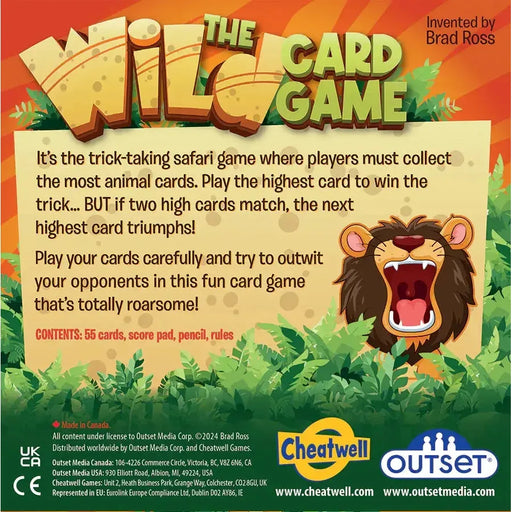 The Wild Card Game - Trick-Taking Safari Game - Outset - for just $14.99! 