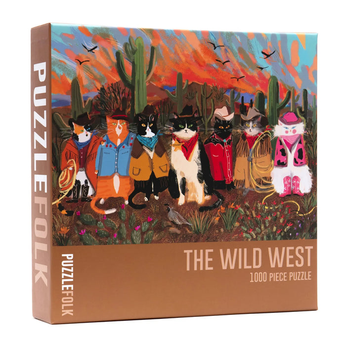 The Wild West 1000 Piece Jigsaw Puzzle PuzzleFolk - for just $24.99! 