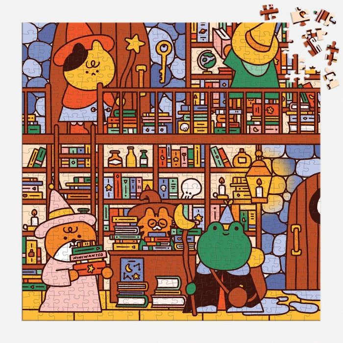 The Wizard's Library 500 Piece Jigsaw Puzzle Mudpuppy - for just $17.99! 