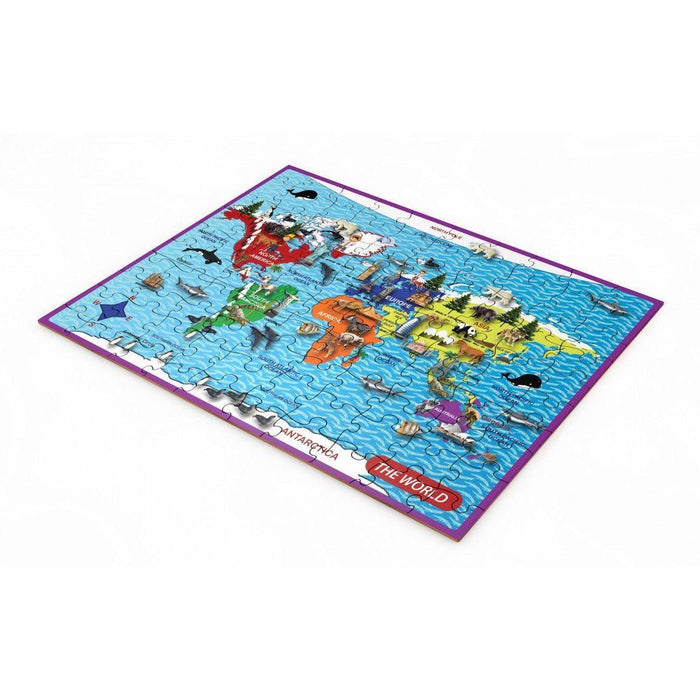The World 100 Piece Jigsaw Puzzle Purple Cow - for just $5.99! 