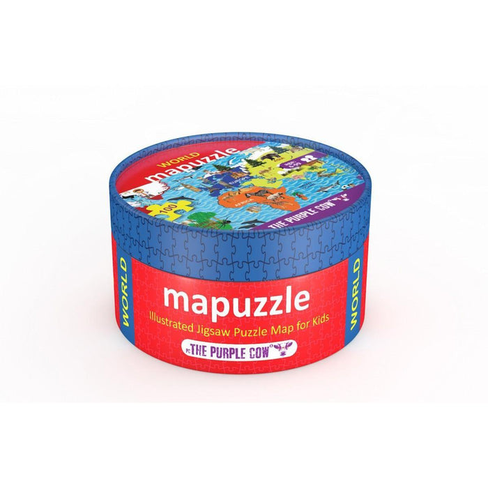 The World 100 Piece Jigsaw Puzzle Purple Cow - for just $5.99! 