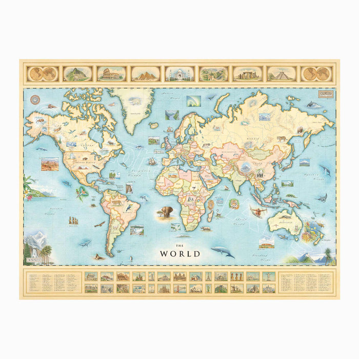 The World 1000 Piece Jigsaw Puzzle Xplorer Maps - for just $24.99! 