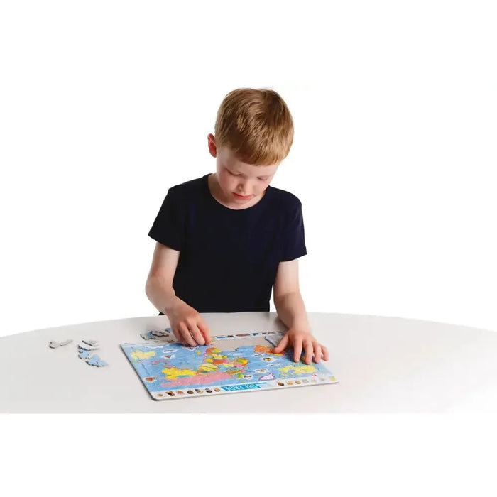 The World Map 107 Piece Tray Jigsaw Puzzle Larsen - for just $11.99! 